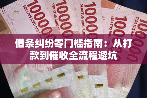 济南借条纠纷零门槛指南：从打款到催收全流程避坑